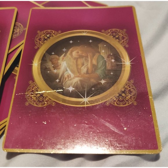 Vtg Romance Angels Oracle Cards Deck & Guidebook by Doreen Virtue OOP Original - Picture 11 of 16